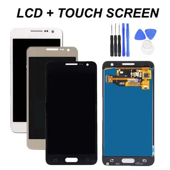 

LCD Galaxy Touch Screen Digitizer for Samsung Galaxy A3 2015 A300 SM-A300FU Glass Screen with Disassembly Tool Phone Accessories