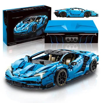 

3899PCS Speed Champion Lamborghinied Car Mini Blocks MOC City Technical Car Building Block Sports Car Model Kids Toys