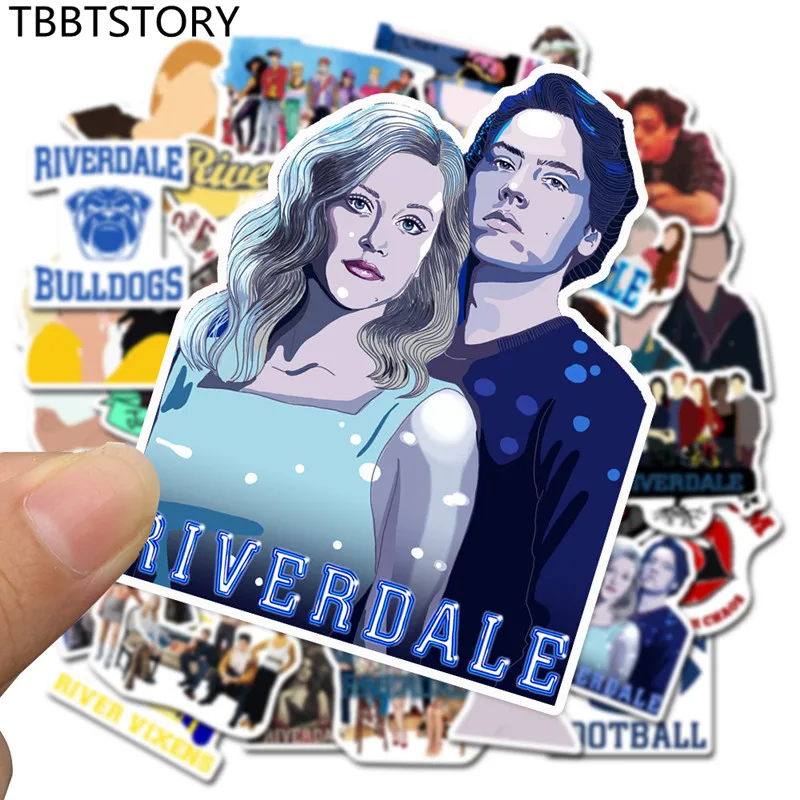 50 шт. ТВ серии Riverdale Стикеры s для Скрапбукинг для автомобилей и мотоциклов, Стилизация ноутбук скейтборд стикер для канцелярских товаров домашнего декора