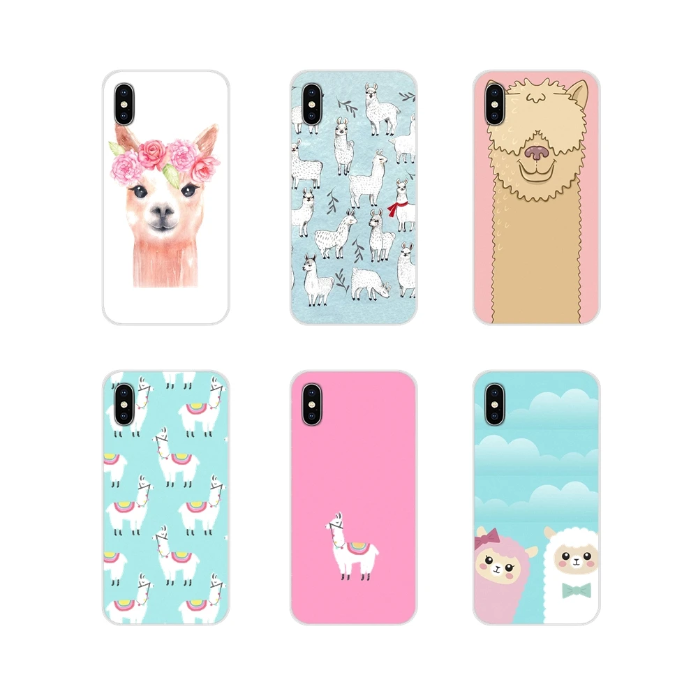 

For Xiaomi Redmi 4A S2 Note 3 3S 4 4X 5 Plus 6 7 6A Pro Pocophone F1 Llama Alpaca Animals Accessories Phone Shell Covers