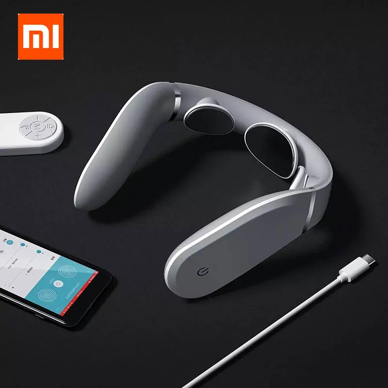 Xiaomi Jeeback шейный массажер G2 TENS импульсный для спины и шеи с дальним инфракрасным