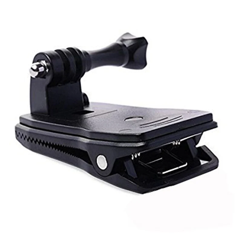 Backpack Clip 360 Поворотный Зажим для рюкзака, держатель для быстрой шапки, крепление для GoPro Hero 8 7 6 5 4 SJCAM YI 4K DJI Osmo, набор аксессуаров для экшн-камеры - Цвет: Backpack Clip