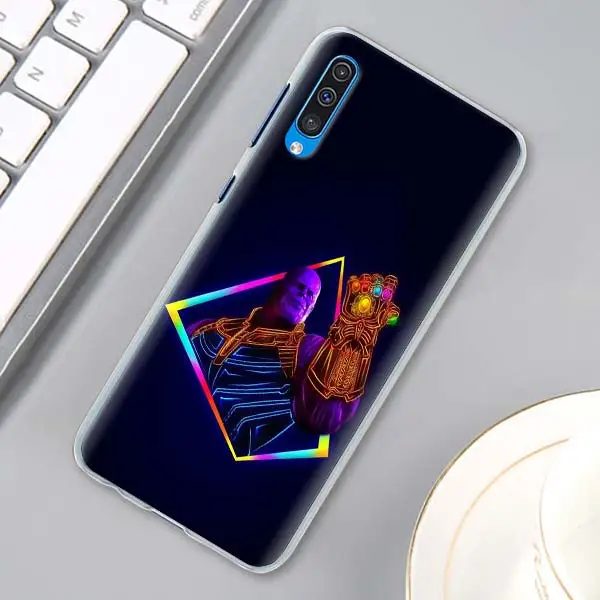 Марвел Супергерои из “Мстителей” телефонные чехлы для samsung Galaxy A10 A20e A30 A40 A50s A60 A70 A80 A6 A7 A8 A9 в твердом переплете - Цвет: H09