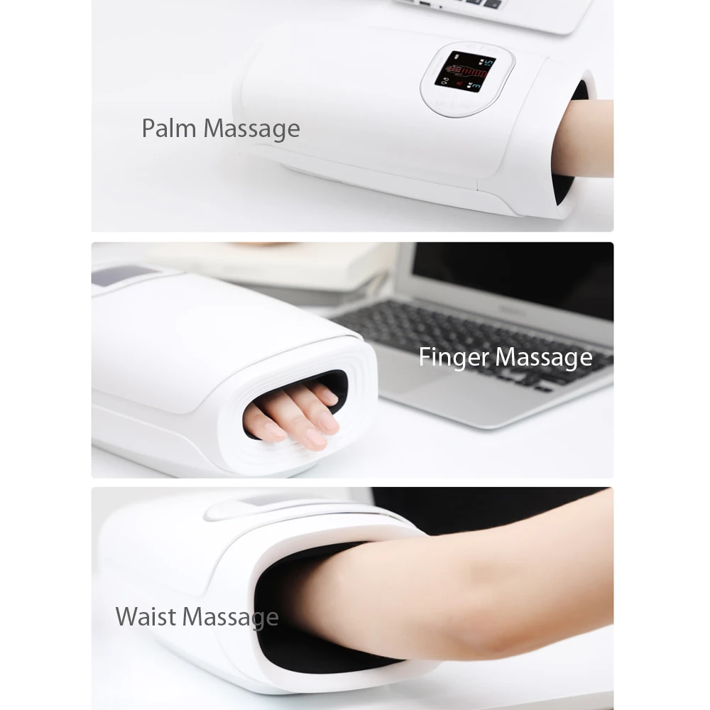 Xiaomi Youpin PMA Электрический ручной массажер пальмовый палец Acupoint беспроводной массаж с воздушным давлением и тепловой компрессии