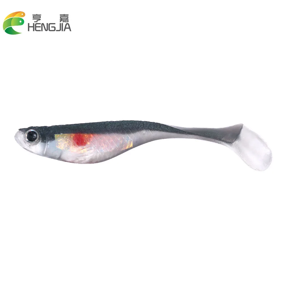 HENGJIA 5 шт. 8,8 см 5 г Мягкая силиконовая приманка гольян морской пресноводный черви воблеры искусственные приманки бас снасти джиги - Цвет: SO119-5