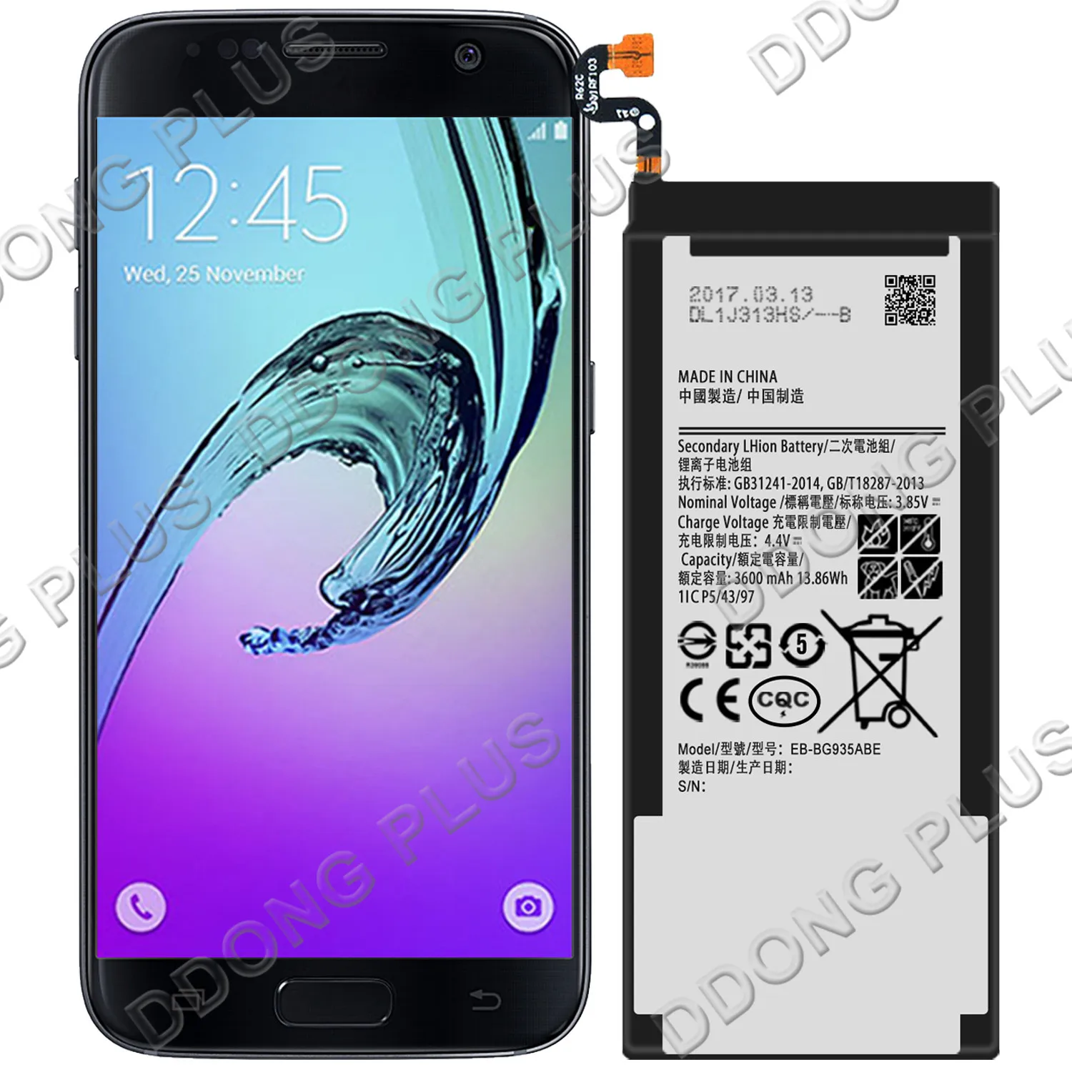 EB-BG935ABE аккумулятор для Samsung Galaxy S7 Edge SM-G935A EB-BG935ABA запасная часть ремонта | Мобильные