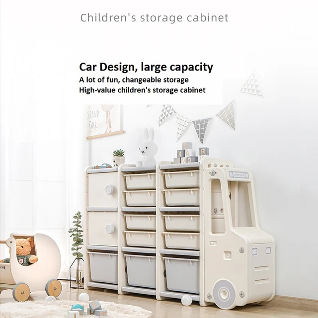 Armoire de rangement en plastique pour jouets, commode pour bébé, grande  commode pour vêtements, salle de jeux, meubles de chambre à coucher -  AliExpress