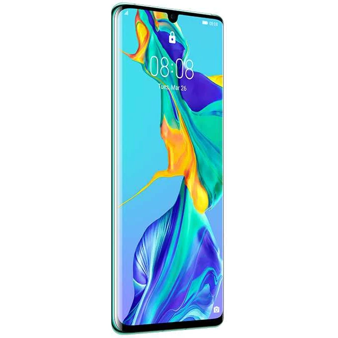 Смартфон Huawei P30 Pro 256Gb 8Gb аврора 3G 4G 2Sim 6.47" OLED 1080x2340 And9 40Mpix 802.11 a/b/g/n/