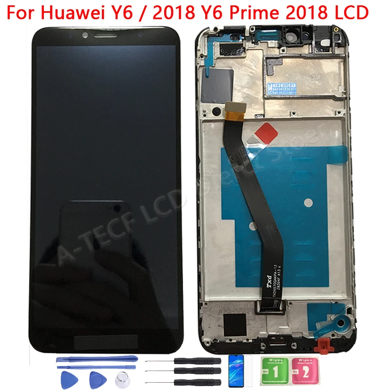 Y6 ЖК-дисплей для huawei Y6 Prime ЖК-дисплей Дисплей Сенсорный экран с рамкой Y6 prime АТО L11 L21 L22 LX1 LX3 L31 L42