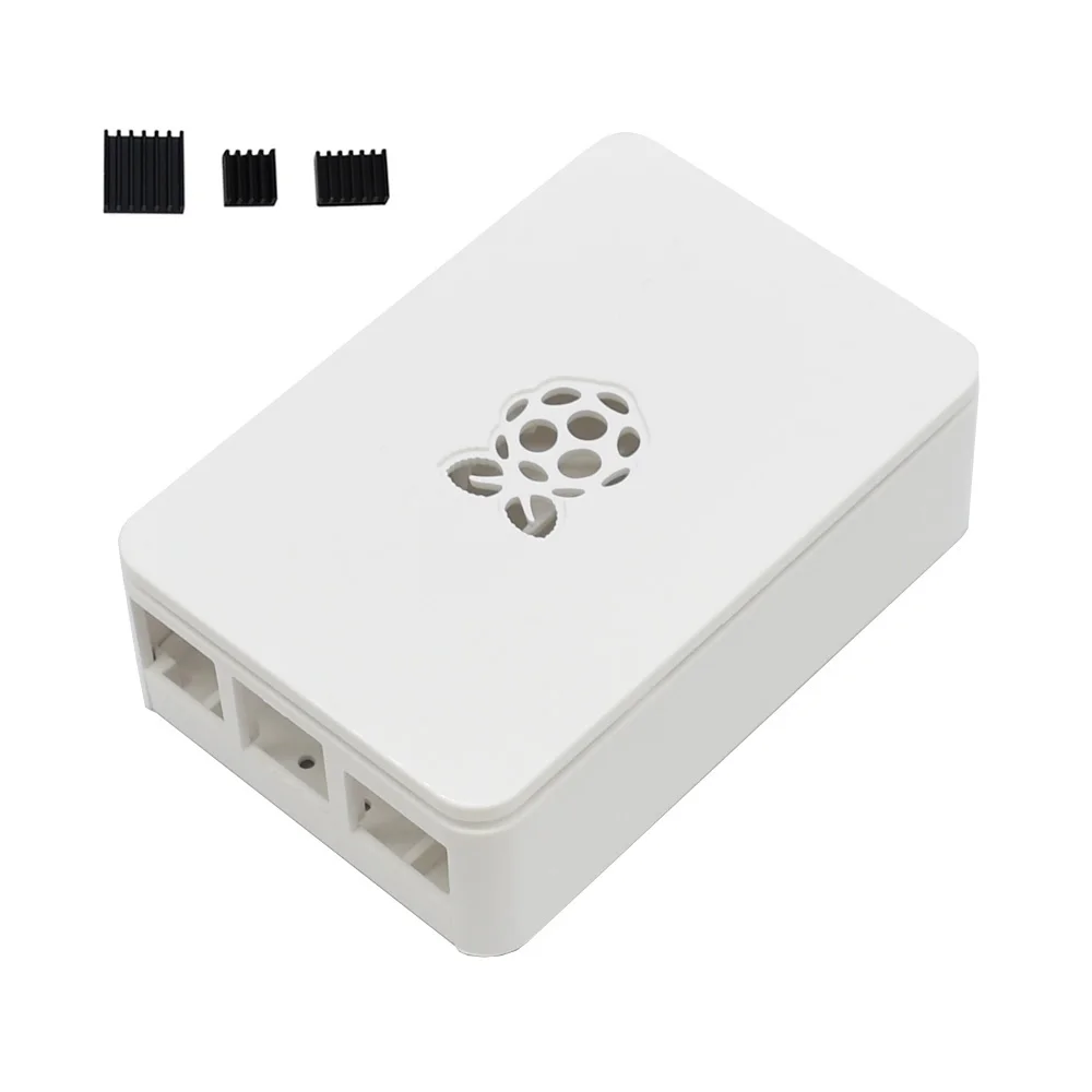 Raspberry Pi 4 Корпус Корпуса CNC алюминиевая крышка радиатора Вентилятор охлаждения для Raspberry Pi 4 Модель B 3B 3B