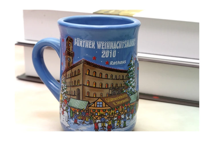 New Christmas Snowflakes, Christmas Boots, Ceramic Cup, Cartoon Cup, Penholder, Milk Coffee Cup cute mug