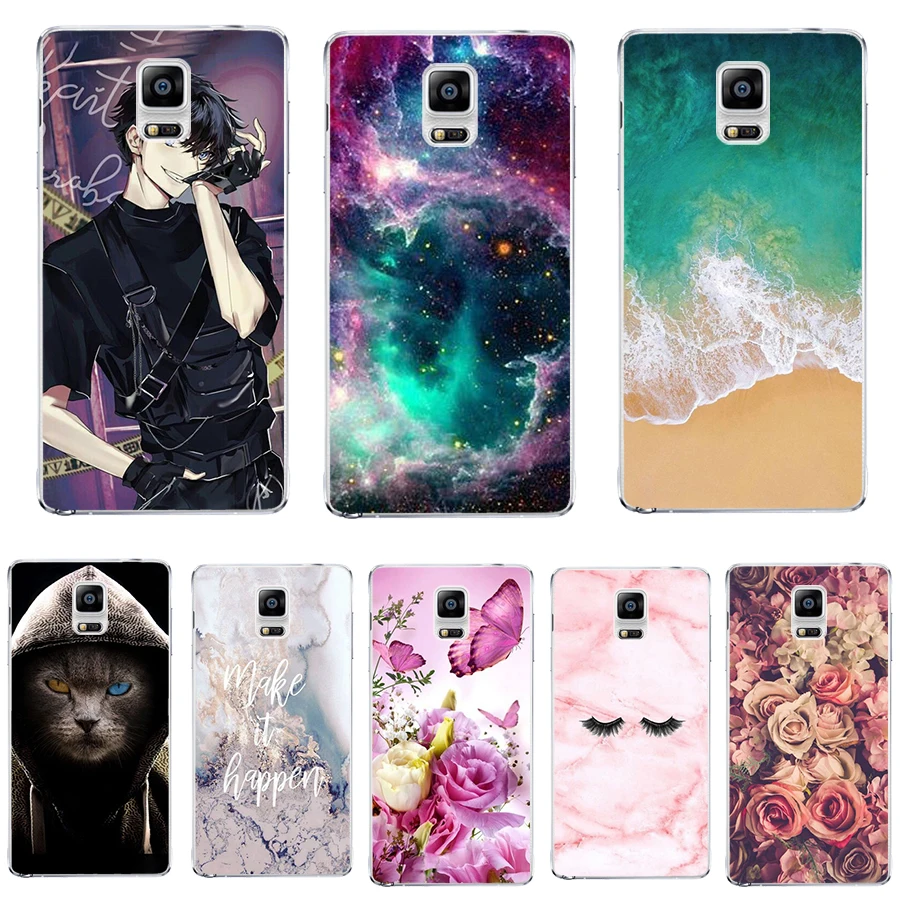 Custodia Morbida In Silicone Per Samsung Galaxy Note 4 Cover Modello Carino Custodia Morbida In Tpu Per Samsung Note 4 Note4 Paraurti Coque Etui