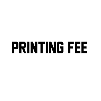 

Printing Fee Custom Logo Number Letter Pattern 01