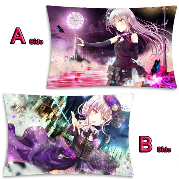 Аниме Bang Dream! МАРУЯМА Aya Minato Yukina Dakimakura длинная подушка для объятий чехол для кровати подушки наволочки 2WAY 35x55 см - Цвет: 25