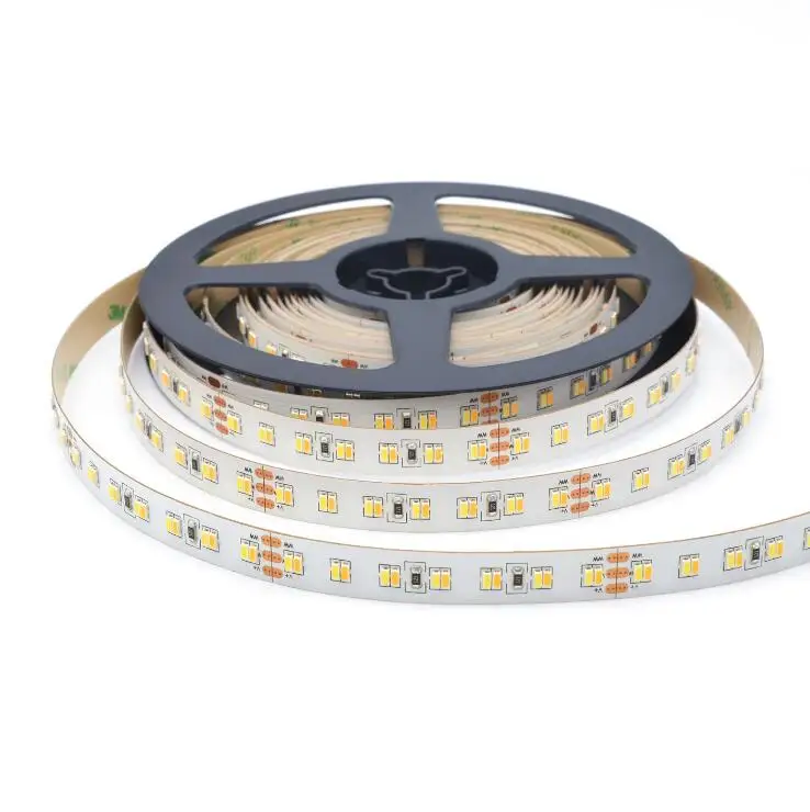 [Seven Neon] DC24V 22,6 Вт 224led/M 10 мм FPBC белый+ теплый двойной белый сильный яркий светодиодный SMD 3014 Гибкая светодиодная smd лента