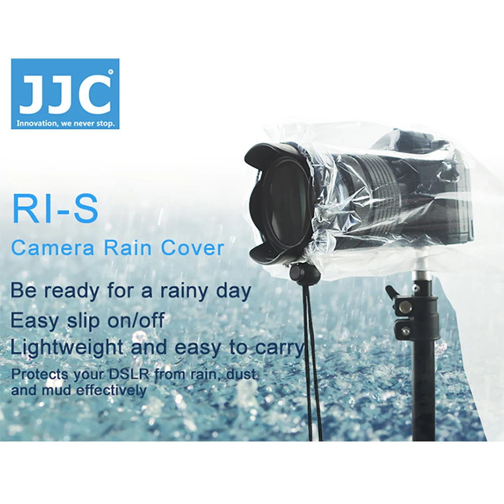 JJC 카메라 레인 커버, 캐논 니콘  후지 DSLR SLR 카메라 액세서리, 방수 프로텍터 보호, 2 개