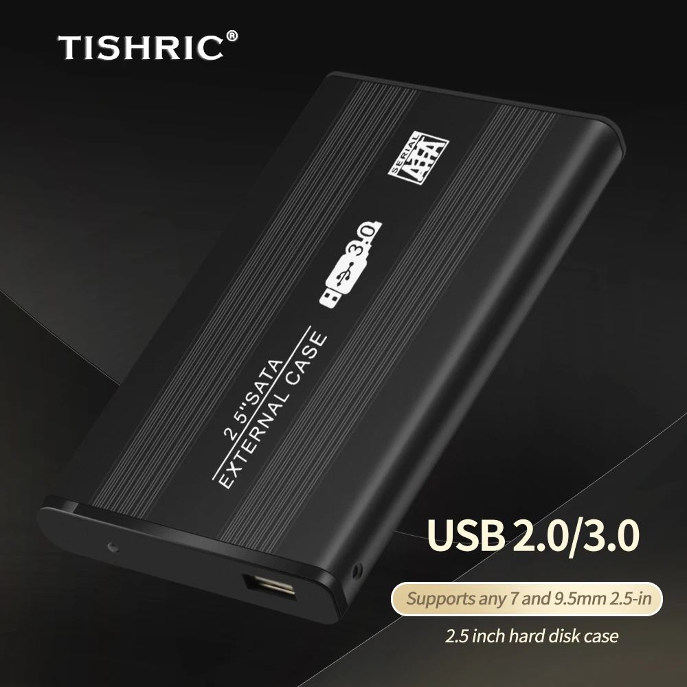 Внешний чехол TISHRIC для жесткого диска 2 5 дюйма USB3.0 Sata на Usb жесткий диск корпус |
