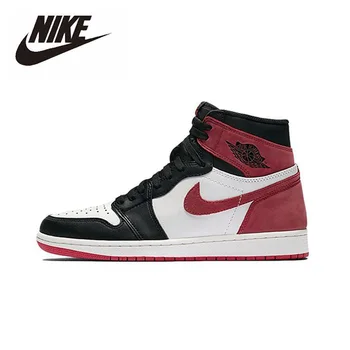 

Nike Air Jordan 1 Retro High OG6 Rings Basketball Shoes Men's Basketball Sneakers Unisex Women Breathable Outdoor 555088-112
