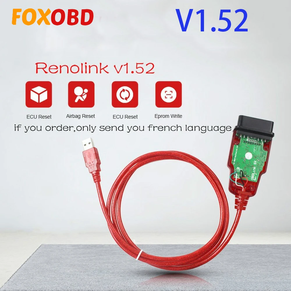 Ключ кодирования UCH соответствия приборной панели Renolink OBD2 ECU программист V1.52 кодирование ECU сброс функции