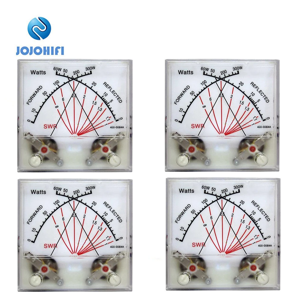 4Pcs Rpm Radio Swr Watt Meter Americano Mfj In Piedi Onda Meter Vu Meter Radio Stazione Di Misuratore Di Potenza Trasmettitore Con Retroilluminazione