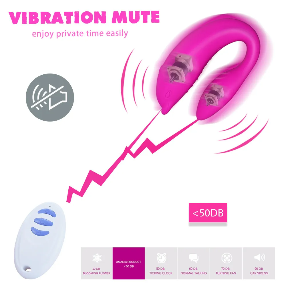 Silicone Dual Vibrating Dildo Panties Magic Wand Clitoral Stimulation Wireless Remote Control G Spot Vibrator Sex Toys for Women (14)