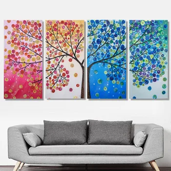 

NAIYUE 4pcs 5d Diamond Painting Text Art Diamond Embroidery Cartoon Rhinestone Picture Special Shape Diamond Mosaic Gift