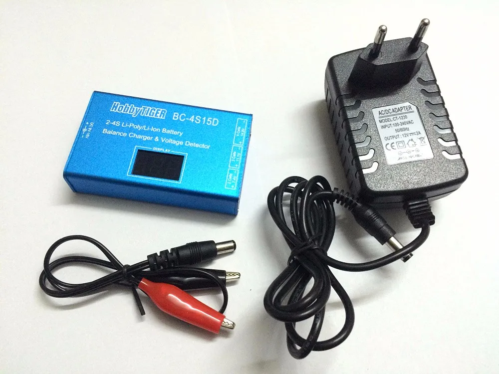 BC-4S15D Battery Lithium Lipo Balance Charger Voltage Detector LCD Digital Display Balance Charger for 2S 3S 4S RC Battery