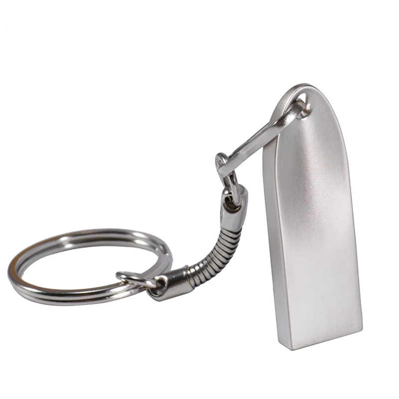 Металлический USB флеш-накопитель JASTER, USB 2,0, ручка-накопитель, Серебряное золото, 4 ГБ, 16 ГБ, 32 ГБ, 64 ГБ, 128 ГБ, флешка, портативная карта памяти, логотип на заказ - Цвет: Silver