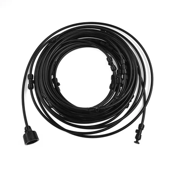 

Kit Hose Fan Nozzles Saddle Clamps Connector Plug DIY 30FT Patio Outdoor