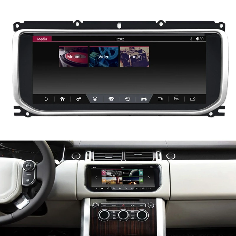 

10.25 Inch Android 7.1 2+32GB Car GPS Navigation Multimedia Bluetooth Player For Land Range Rover Evoque 2012-2016