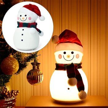 

Snowman Electric Toys Dance Moves Light USB Music Soft Bright Night Light Cartoon Plastic Toy Boys And Girls Christmas Gifts