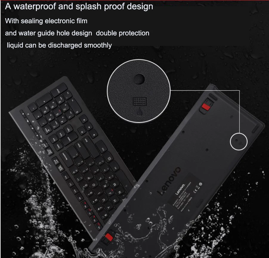 lenovo комплект беспроводной клавиатуры и мыши, комплект беспроводной клавиатуры и мыши M120Pro, компьютерная клавиатура для ноутбука