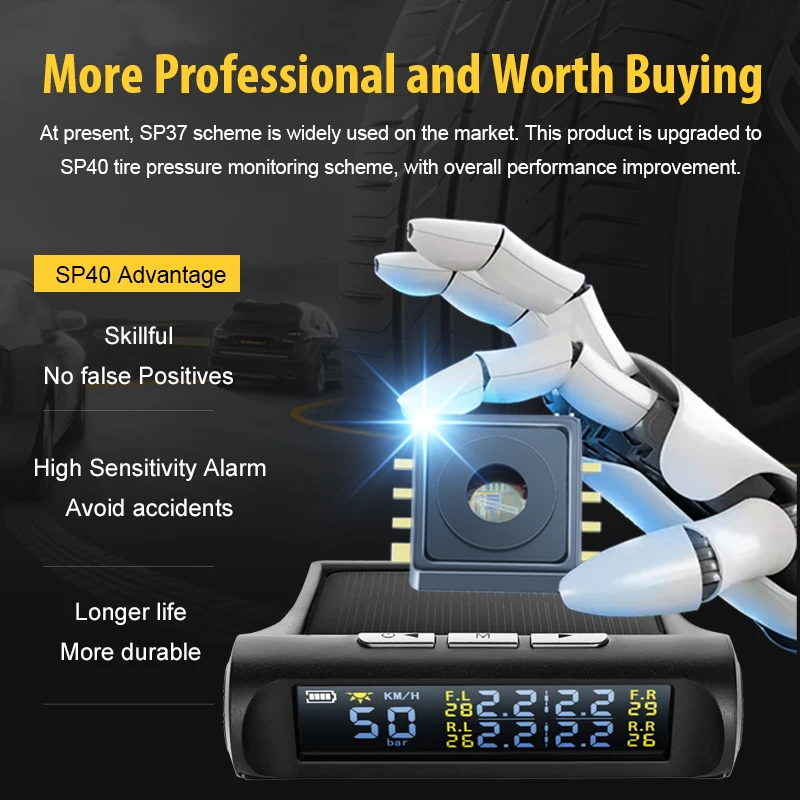 Universal GPS Speedometer Auto Tire pressure Sensor Tpms On-board computer Hud 2 in 1 Headup Display Solar Energy Car Electronic Universal GPS Speedometer Auto Tire pressure Sensor Tpms On-board computer Hud 2 in 1 Headup Display Solar Energy Car Electronic
