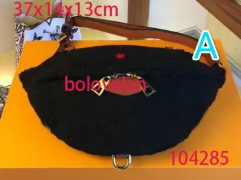 

Top Brand Winter New Lamb Fur Chest Bag Fashion Shoulder Messenger Bag luxury handbags women bags designer