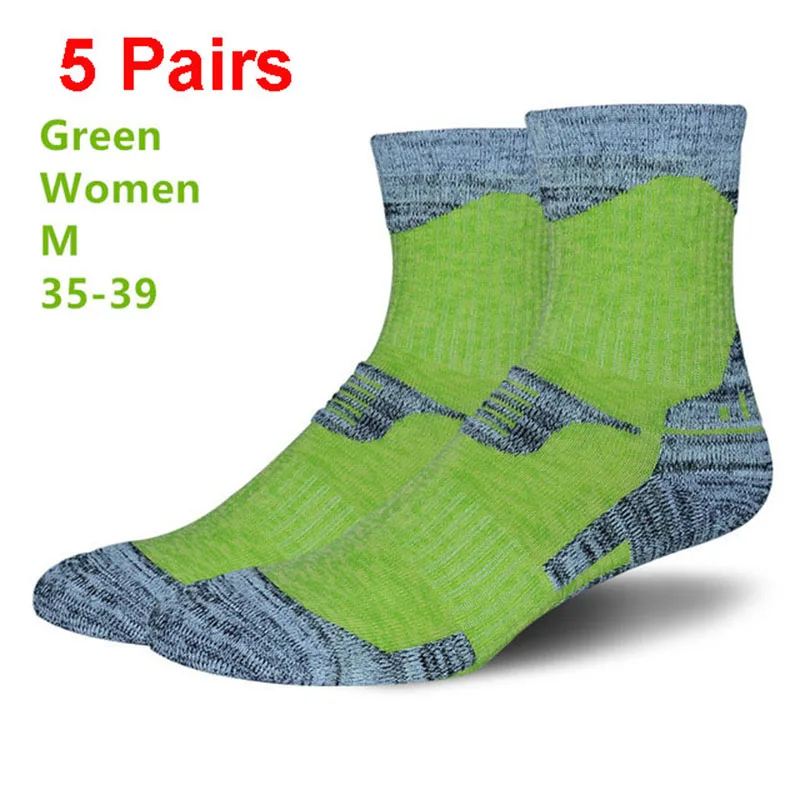 5 пар мужские и женские зимние теплые лыжные носки спортивные для сноубординга