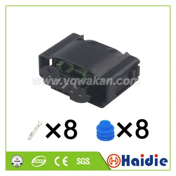 

Free shipping 1set 8pin auto plastic waterproof plug electric wiring harness cable connector 1-1418552-1