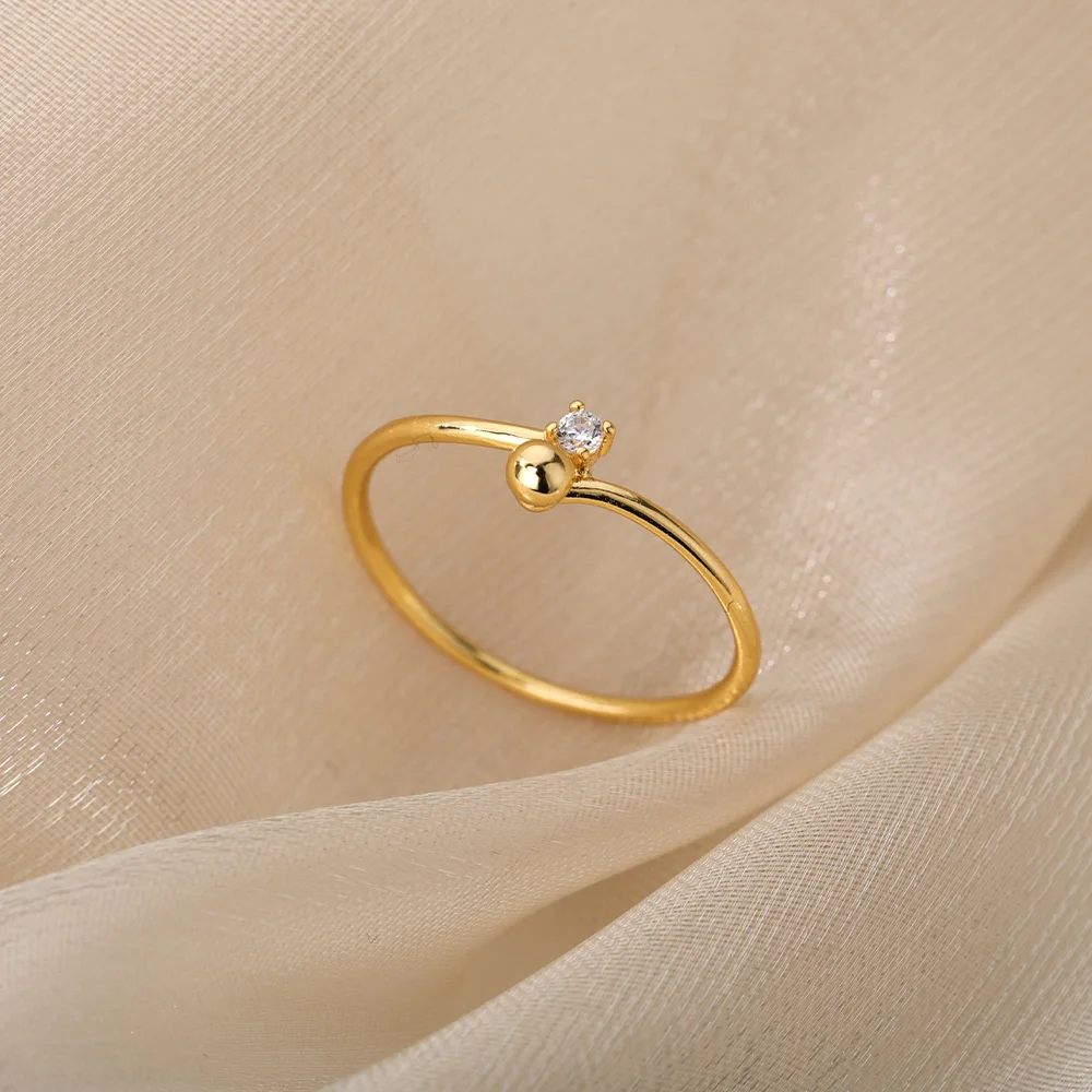 For Women Stainless Steel Gold
