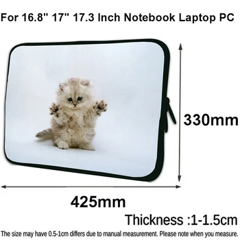

Laptop Case Cover 16.8 17 Inch Fundas Computer Bag 17.3 Inch Prints Sleeve Notebook Pouch Bolsa For Asus Xiaomi Lenovo ThinkPad