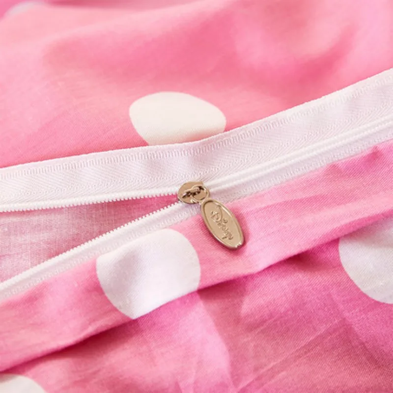 Прекрасный розового цвета с «Минни Маус», комплекты постельного белья для девочек Украшения в спальню хлопок пододеяльник набор 3/4 шт. TwinSingle подарок на день рождения для детей дошкольного возраста