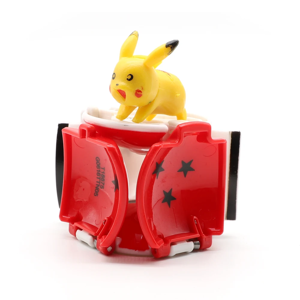 Pikachu Action Figure Cartoon Pop-up Pokemoner Deformation Poke Monster with doll Great Ball Ultra Reversible Ball Model Kid Toy