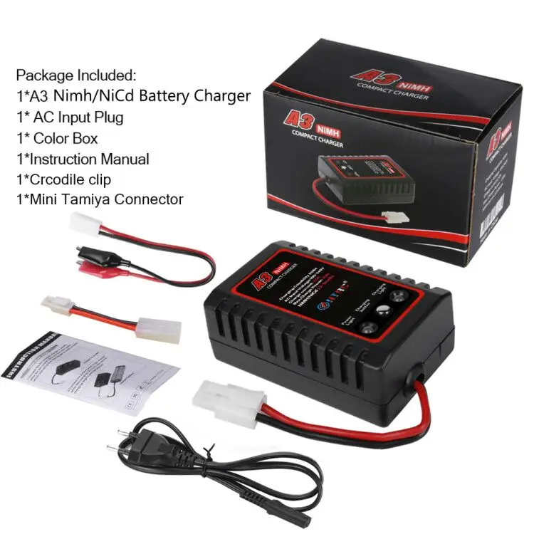 Htrc A3 20w Pact Charger With Tamiya Plug Rc Charger For Rc Car Boat 2 8s Nimh Nicd Battery Charger Rc Car Battery Charger Rc Car Chargertamiya Battery Charger Aliexpress