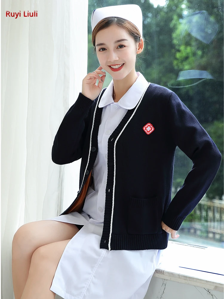Nurse's sweater jacket cardigan nurse uniform suits