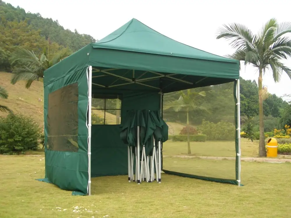 Роскошный алюминиевый тент для садовой беседки открытый навес тенты вечерние события складные палатки в 10 футов x 10 футов(3x3 м) 4 Человек Палатка