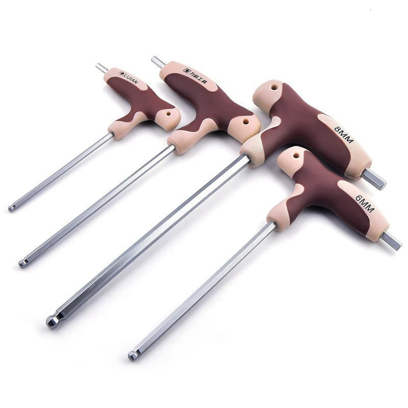 UK T-Handle Hex Key Allen Key Wrench Key Hexagon Screwdriver Hand Tools