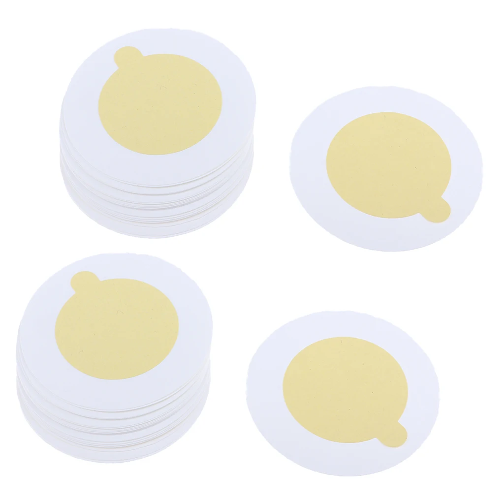 40pcs Glue Plate Film Sticker False Eyelash Extension Tools Jade Crystal Stone Protective Covers