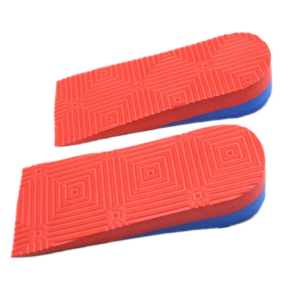 Massage Increased Insole Unisex Invisible Heightening Insoles Coded Heel Pads Heel Increase Half Shoes Pads New Solid Deodorant