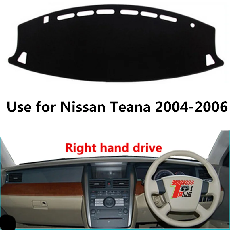 Taijs правый руль приборной панели автомобиля крышка для Nissan Teana 2004-2006 полиэфирное волокно анти трещин приборной панели автомобиля коврик для teana