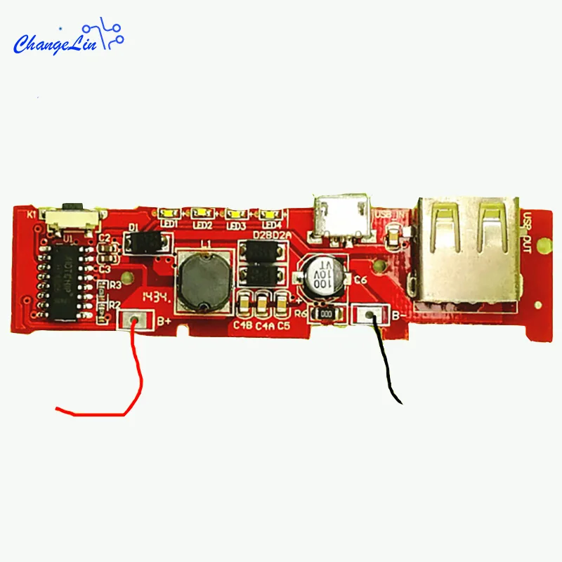 5V 1A Мобильный Внешний аккумулятор модуль зарядная плата PCB зарядное устройство контроллер двойной usb порты DIY аксессуары Замена для телефона MP4