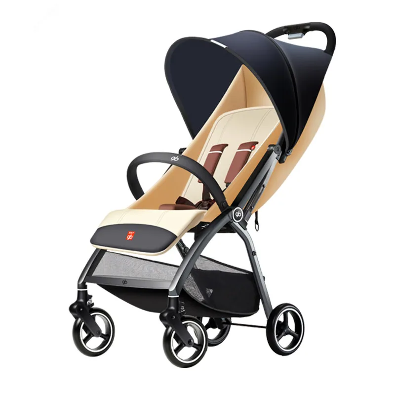 

Lightweight Baby Stroller Travelling bebek arabasi Kinderwagen Folding Can Sit Or Lie High Landscape Pram Delivery Free