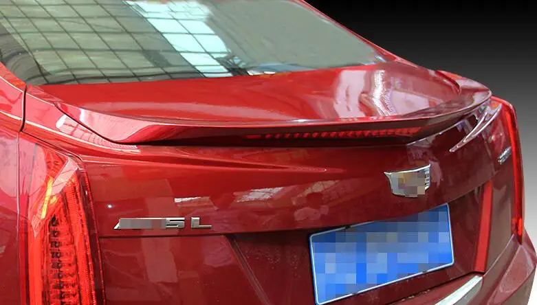 Высокое качество ABS заднего крыла черного, белого, красного цвета автомобиля задний спойлер для Cadillac ацл ATS